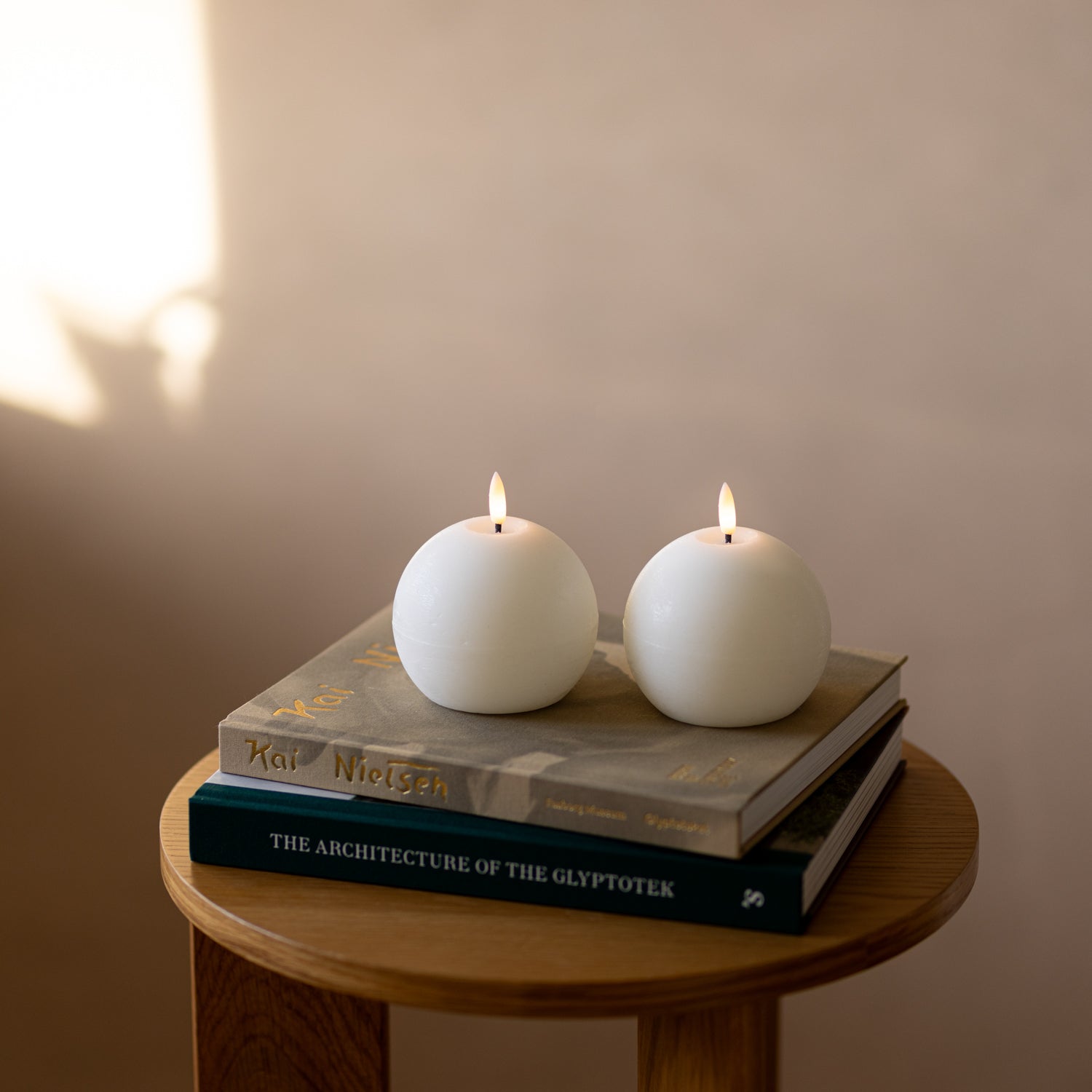 Luna LED Kugelkerze ø 10cm. 2 stk – LED-nordic.com