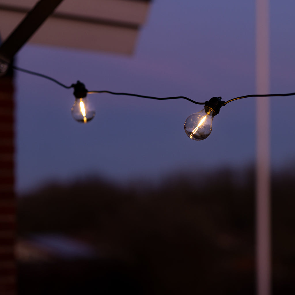 Anna LED Lichterkette 10 klare Glühbirnen 5 m – LED-nordic.com